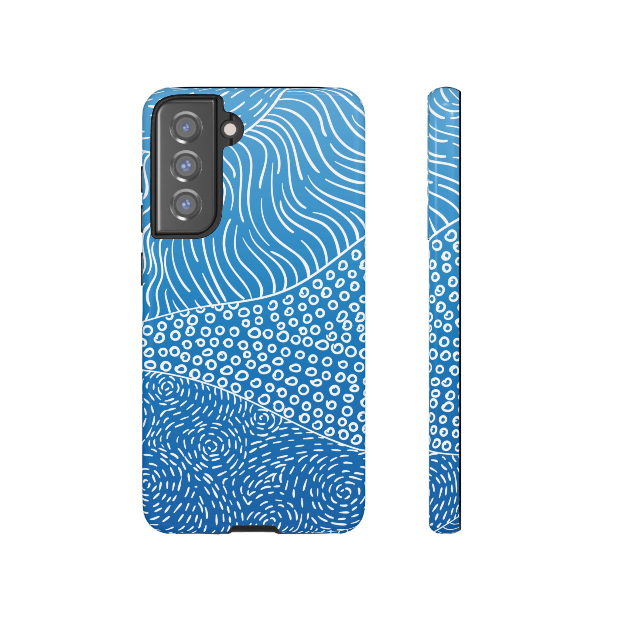 Line Art Hills Android Case - Protective Phone Case