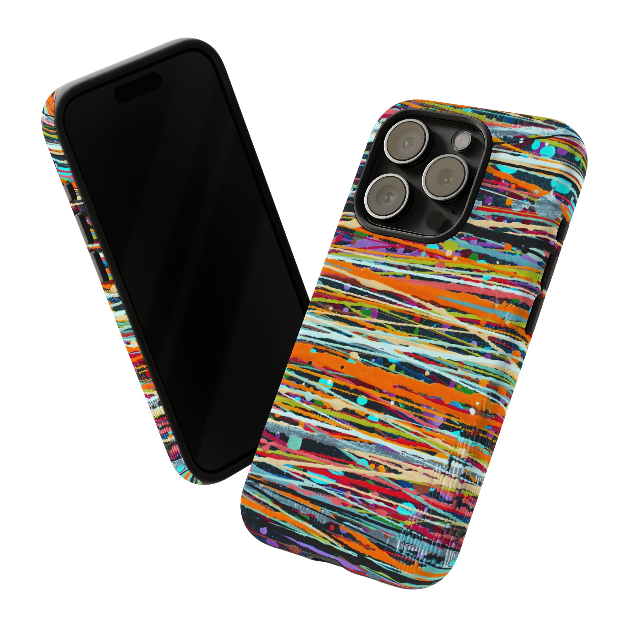 Oil painting - Stripe - Protective Phone Case