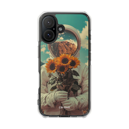 Sunflower Spacesuit Shine iPhone Case - Impact