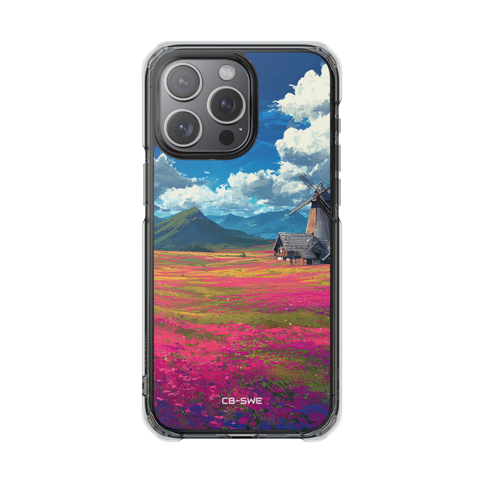 Impressionistic Summer Windmill iPhone Case - Impact