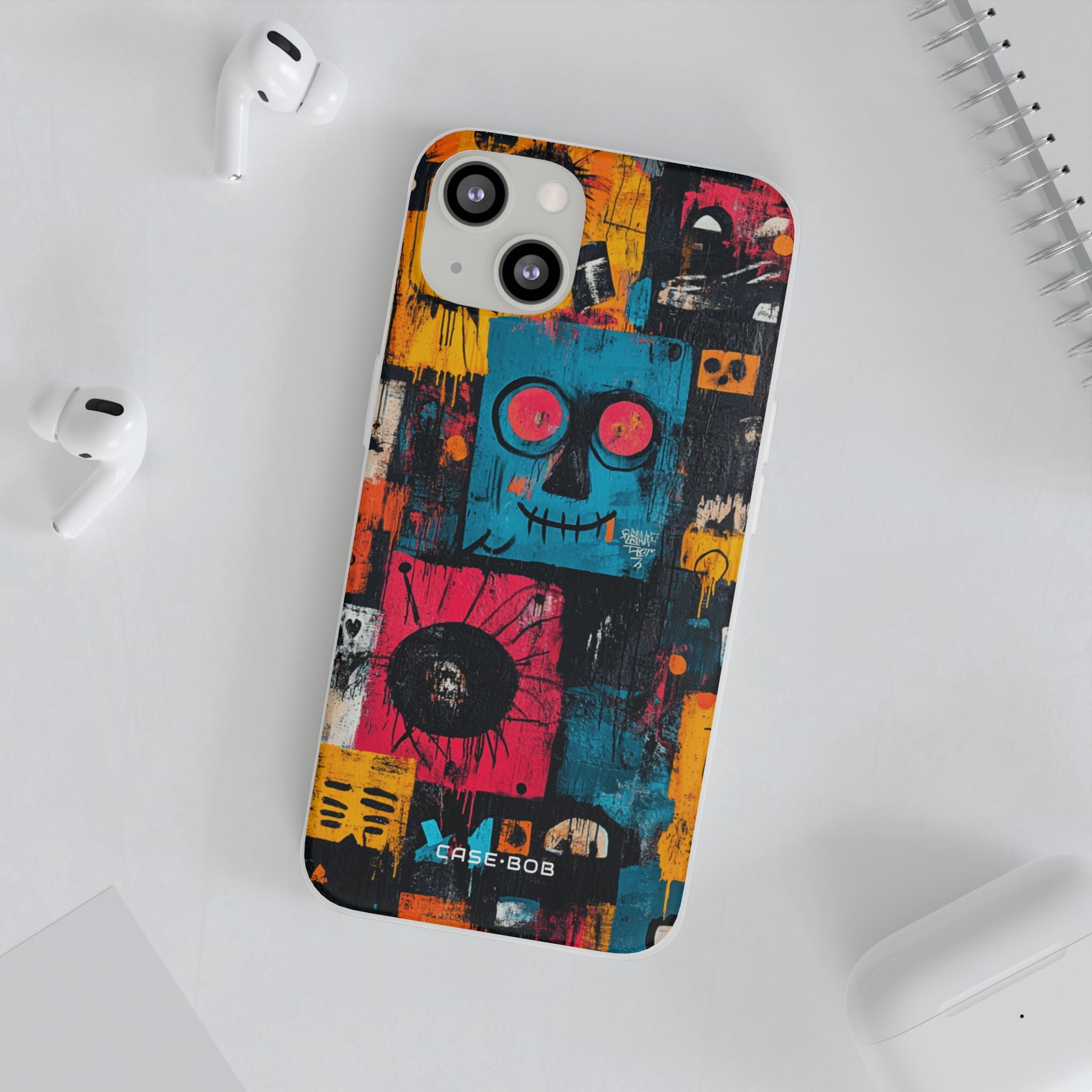 Blue Stitch Smile iPhone 13 - Soft