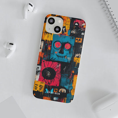 Blue Stitch Smile iPhone 13 - Soft