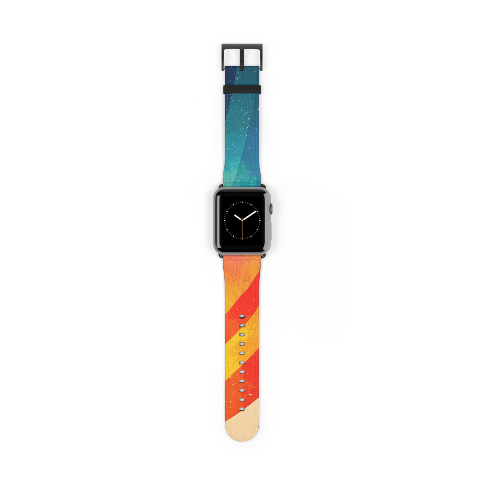 Curved Rainbow Breeze - Watch Band