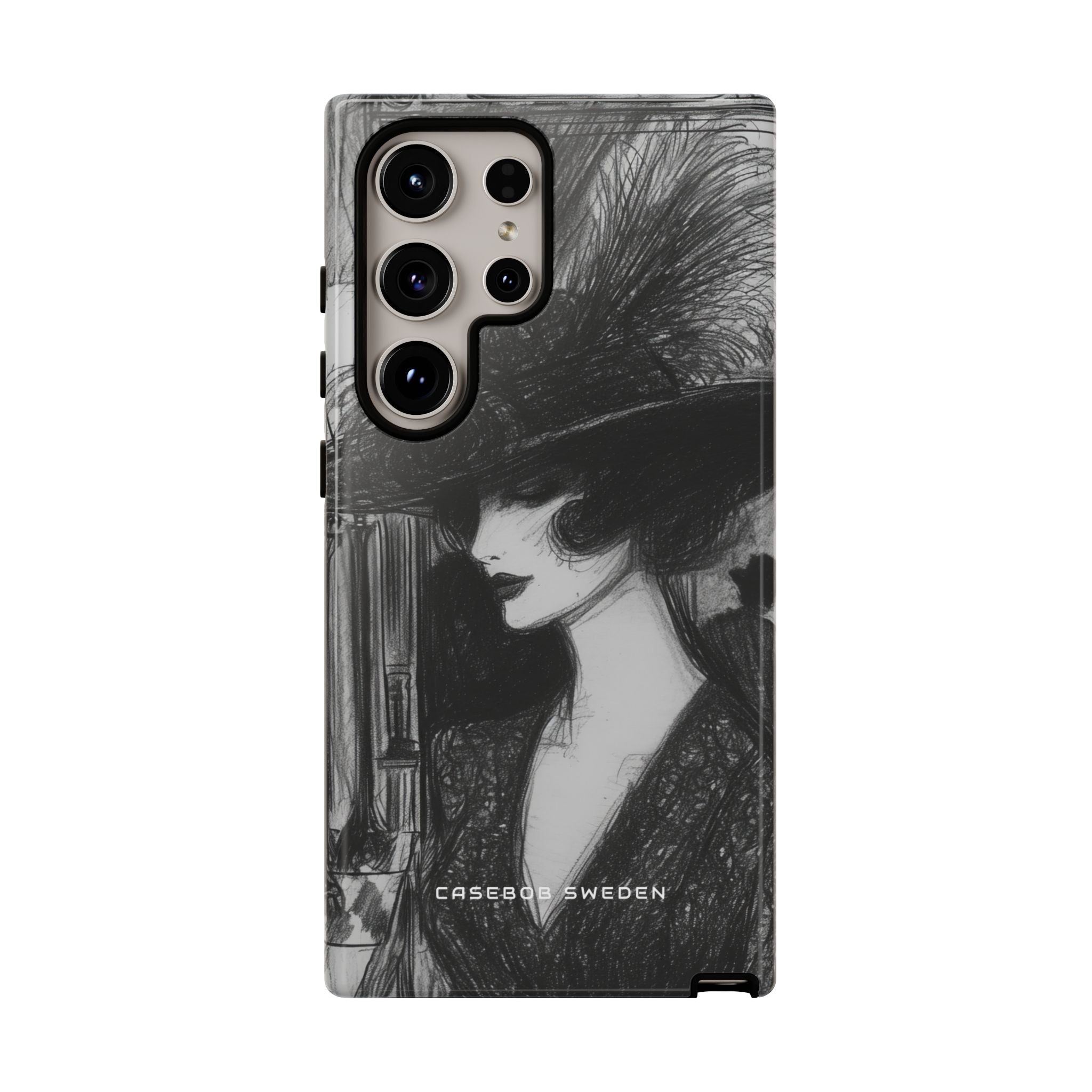 Timeless Elegance in Monochrome Samsung S24 - Tough Phone Case