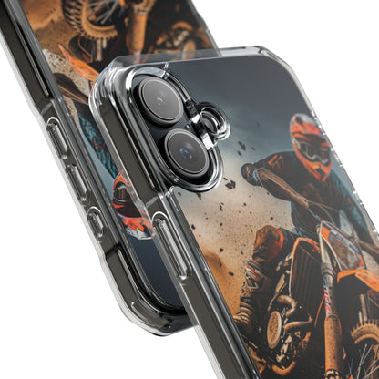 Rider Amidst Desert Fury iPhone Case - Impact