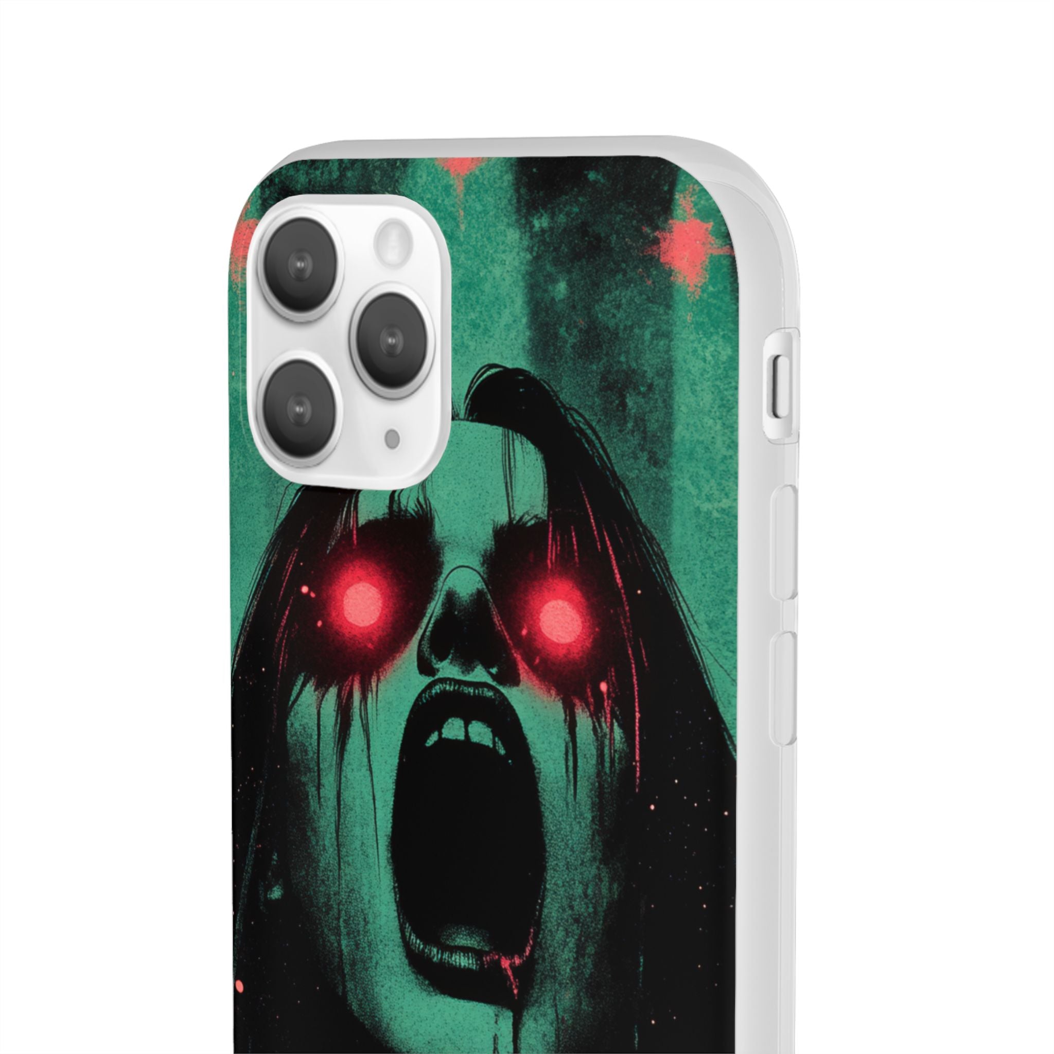 Haunting Glow of Gothic Eyes iPhone 11 - Flexi Phone Case