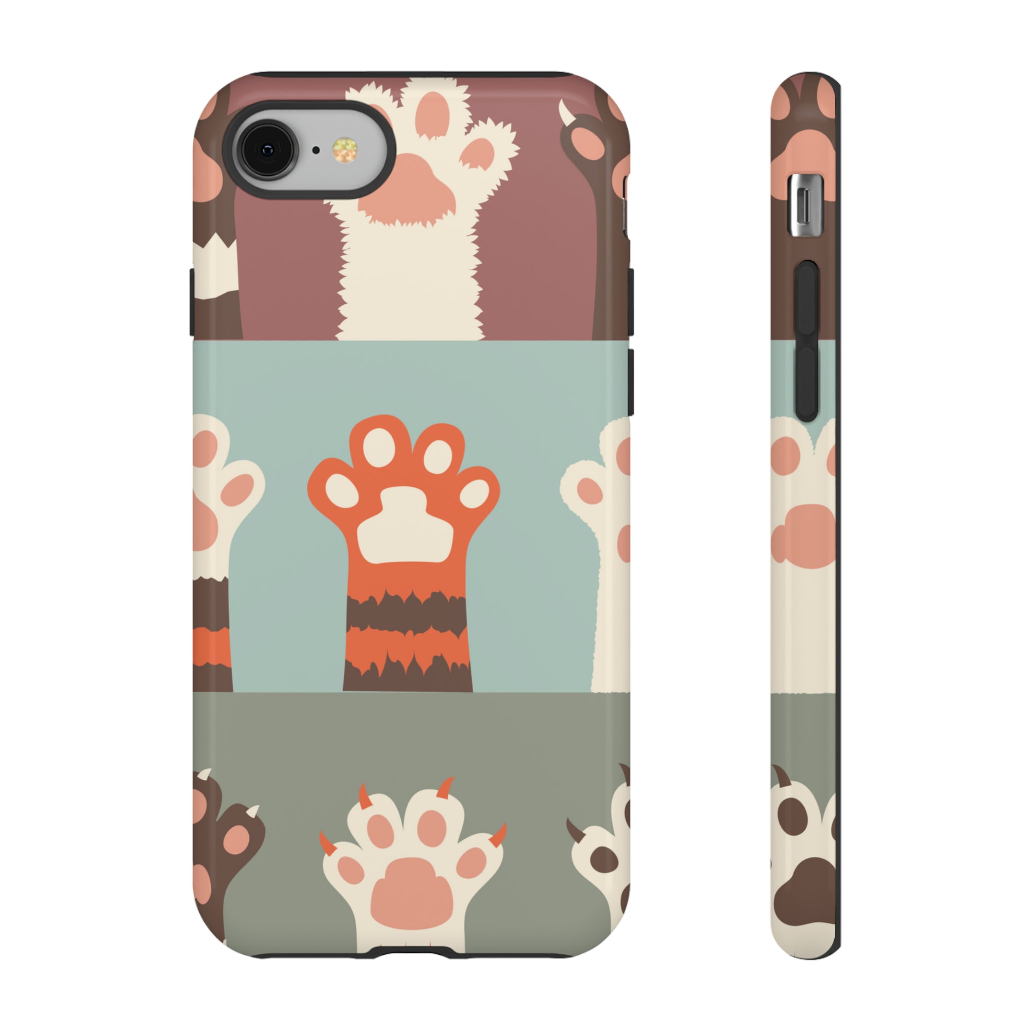 Vintage Cat Paw - Protective Phone Case