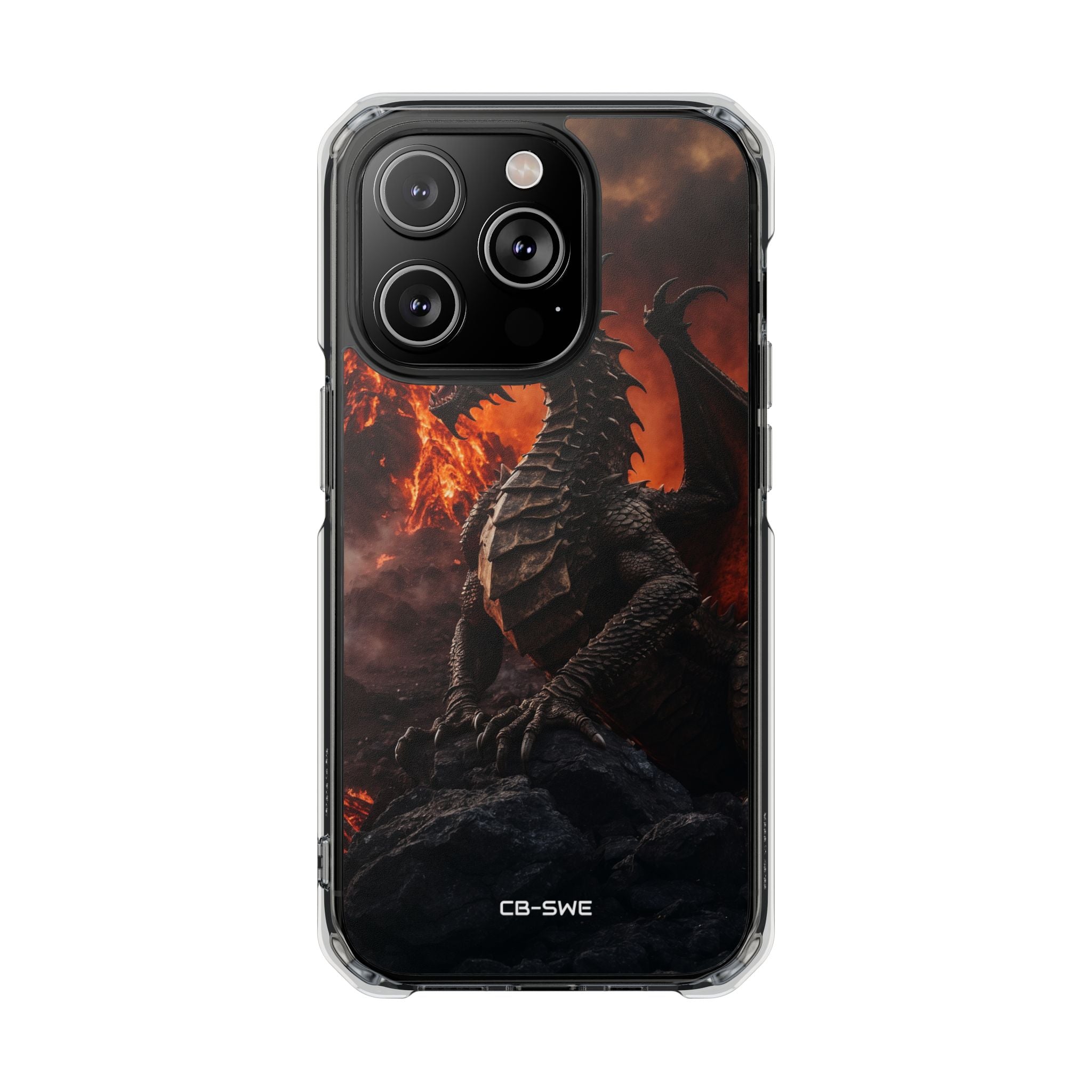 Fiery Dragon Soars iPhone Case - Impact