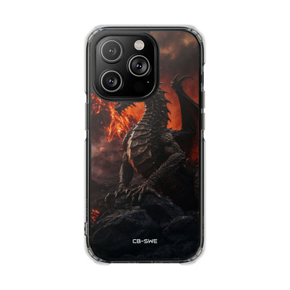 Fiery Dragon Soars iPhone Case - Impact