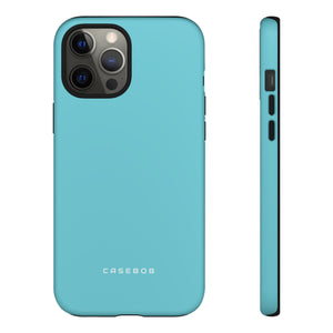 Cyan Blue - Protective Phone Case - Protective Phone Case