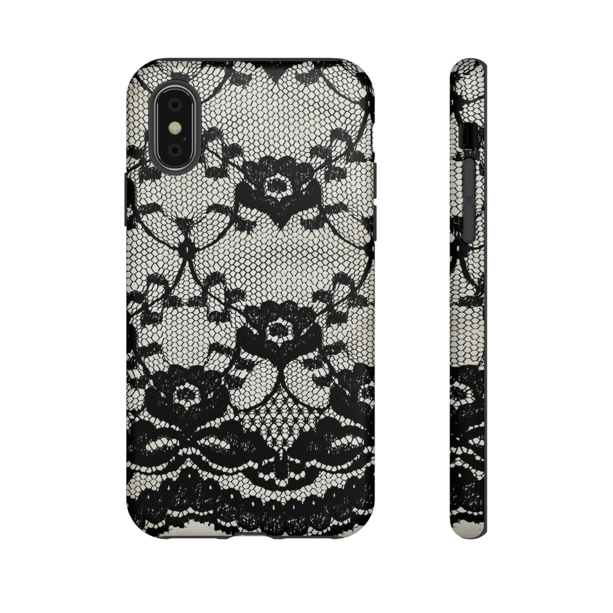 Lilrunge Gothic Flower - Protective Phone Case