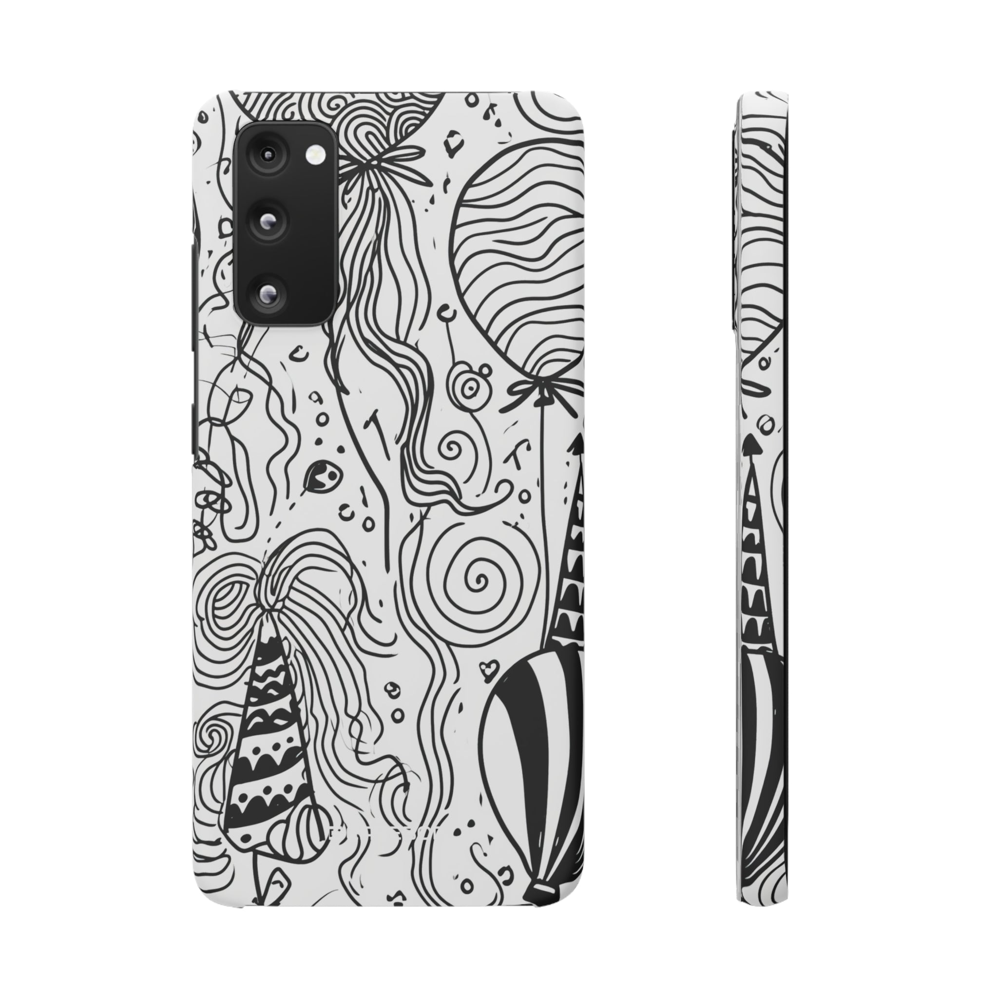 Whimsical Festivity | Slim Phone Case for Samsung