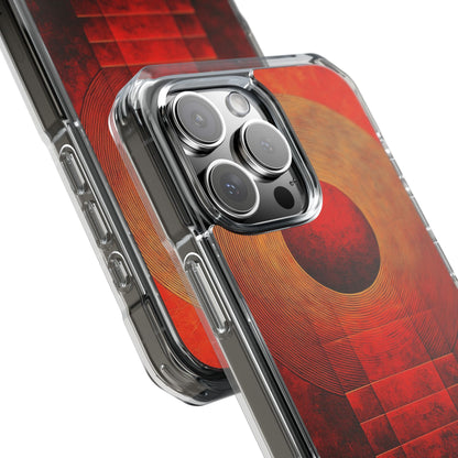 Circular Convergence Glows iPhone Case - Impact