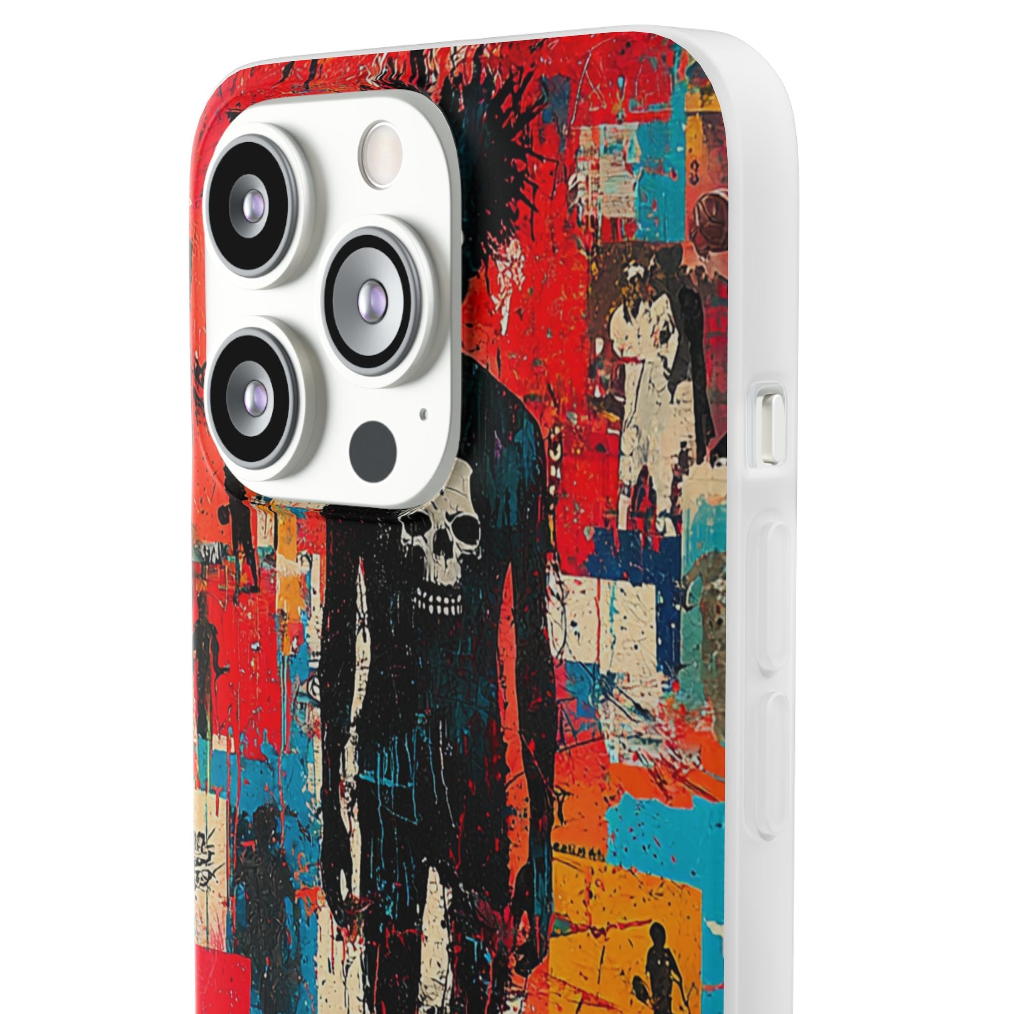 Spiky Skull Silhouette iPhone 13 Pro - Soft