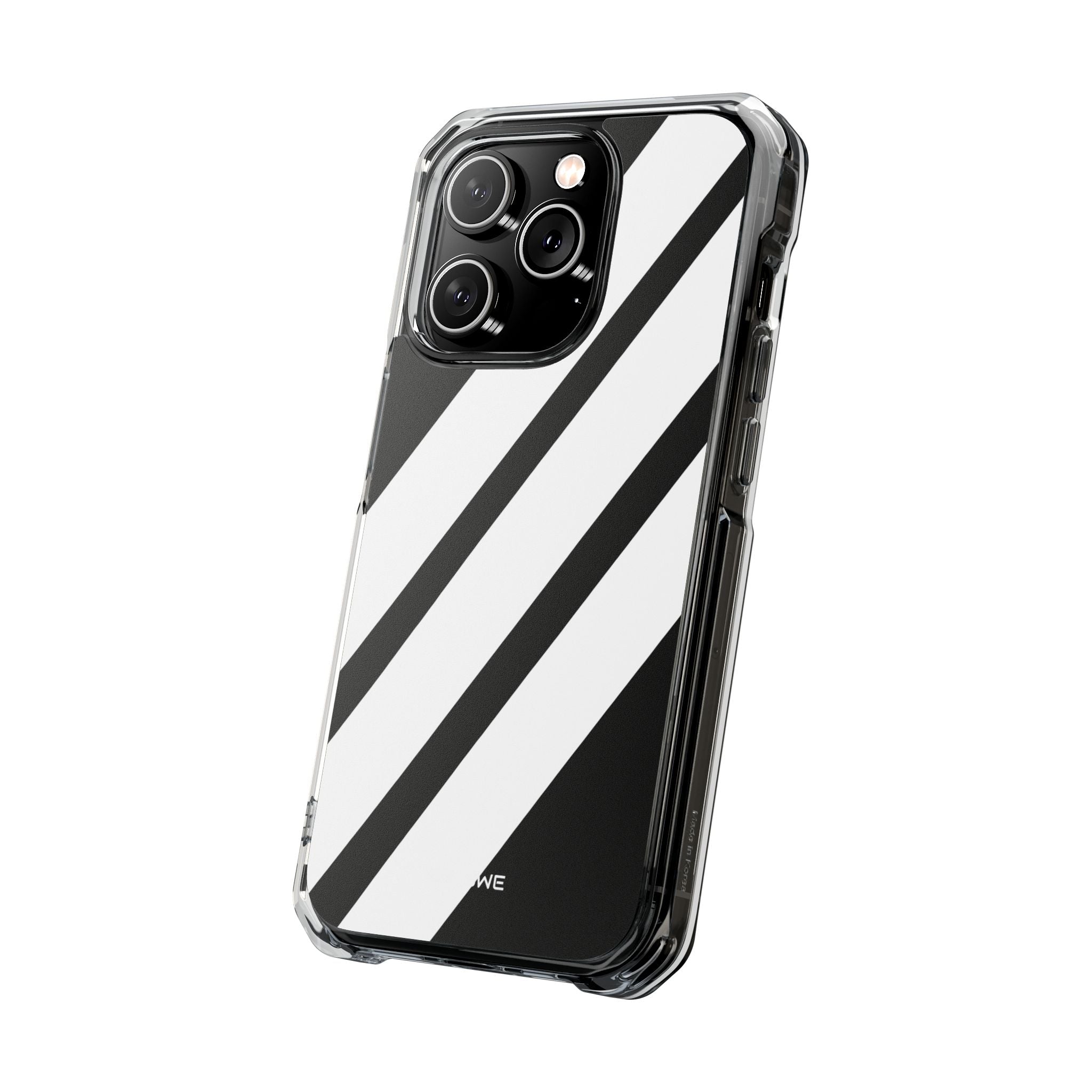 Monochrome Diagonal Symmetry iPhone Case - Impact