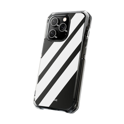 Monochrome Diagonal Symmetry iPhone Case - Impact