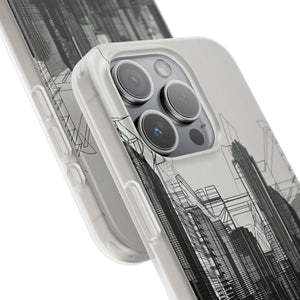 Urban Wireframe | Flexible Phone Case for iPhone