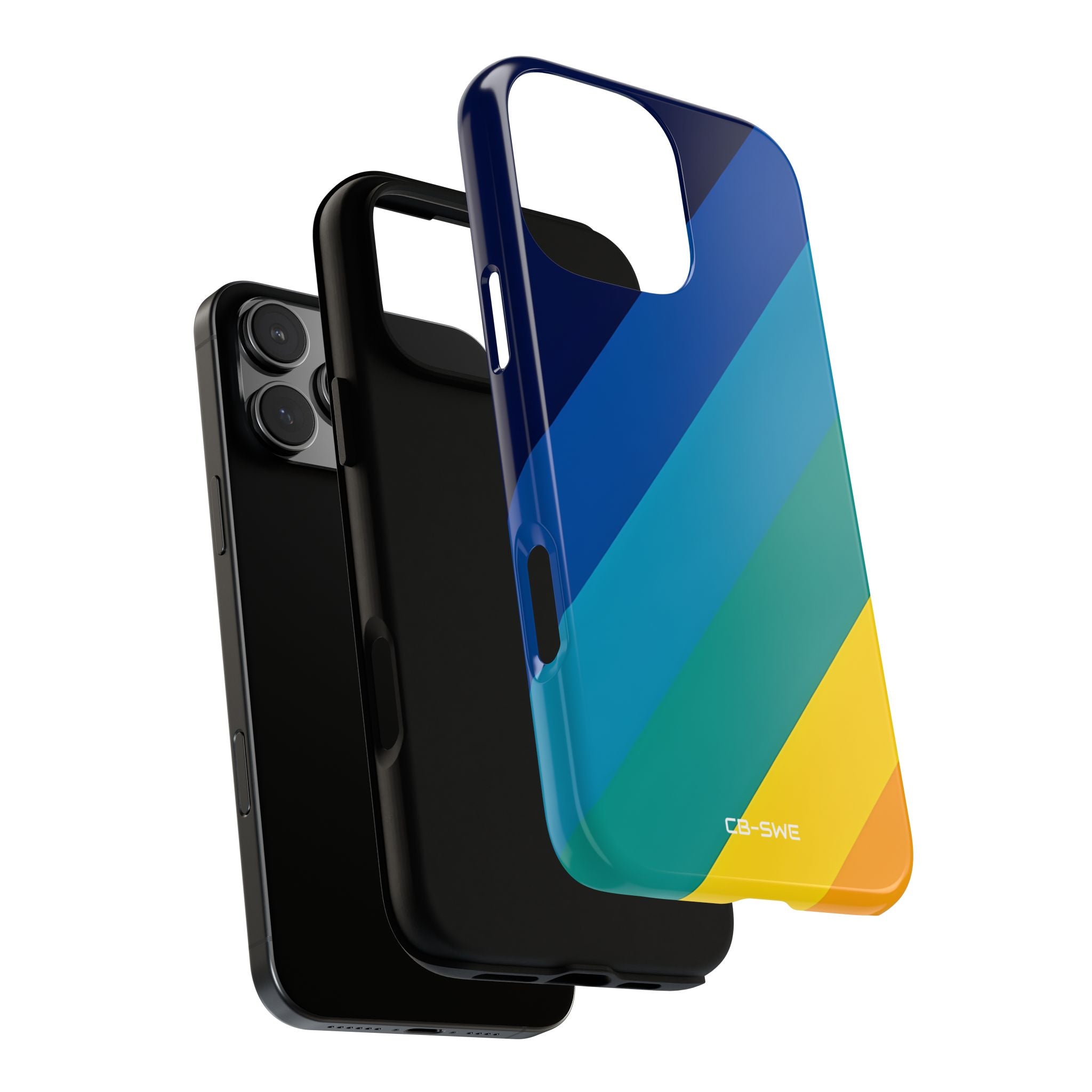 Diagonal Color Spectrum - iPhone Case