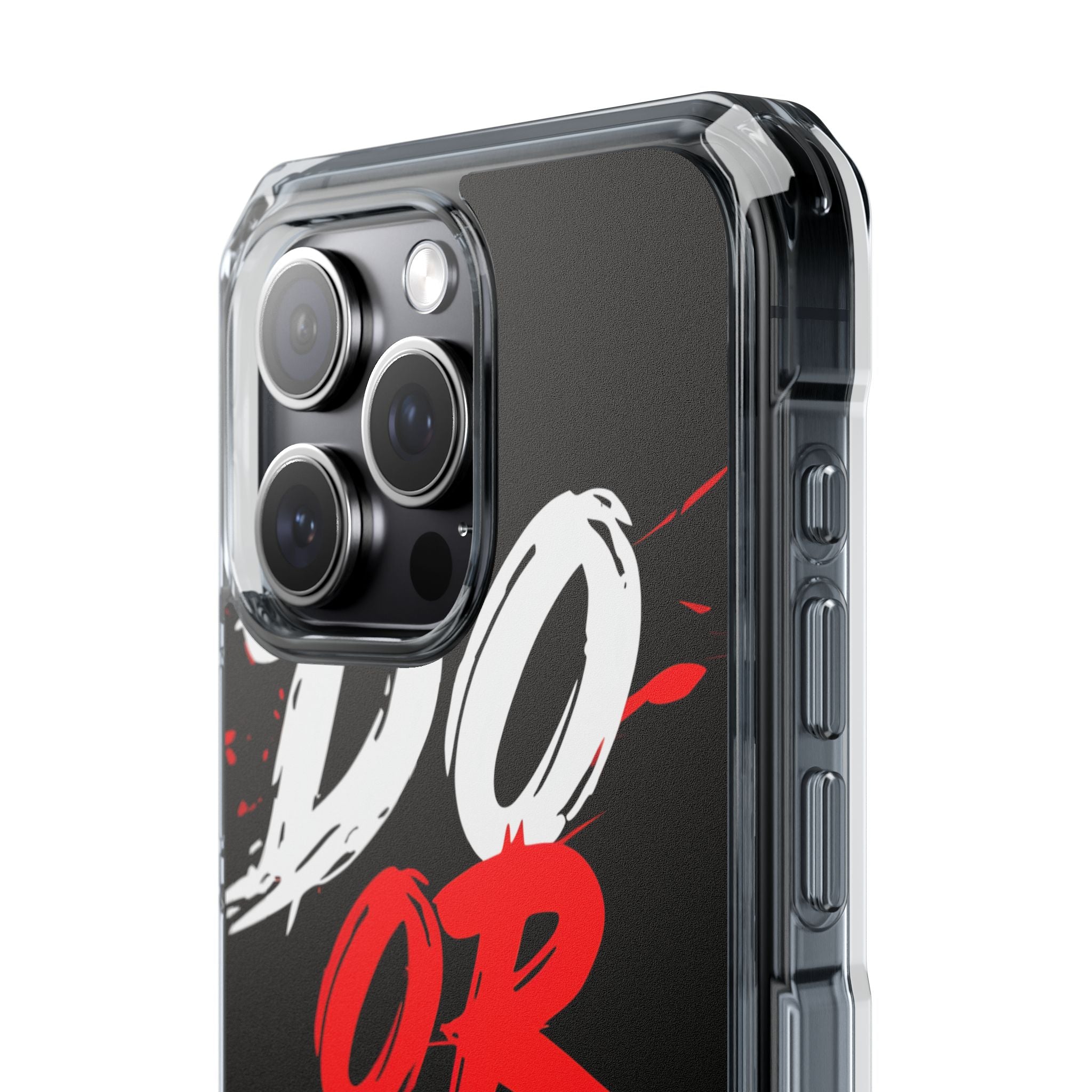 Intense Typography Contrast iPhone Case - Impact