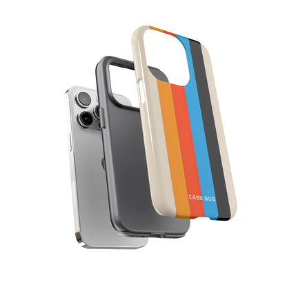 Vivid Stripe Harmony iPhone 14 Pro Case - Tough