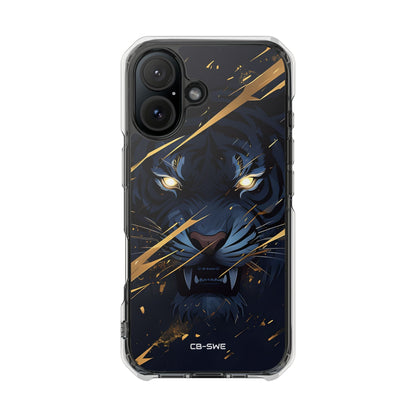 Tiger's Glowing Gaze iPhone Case - Impact