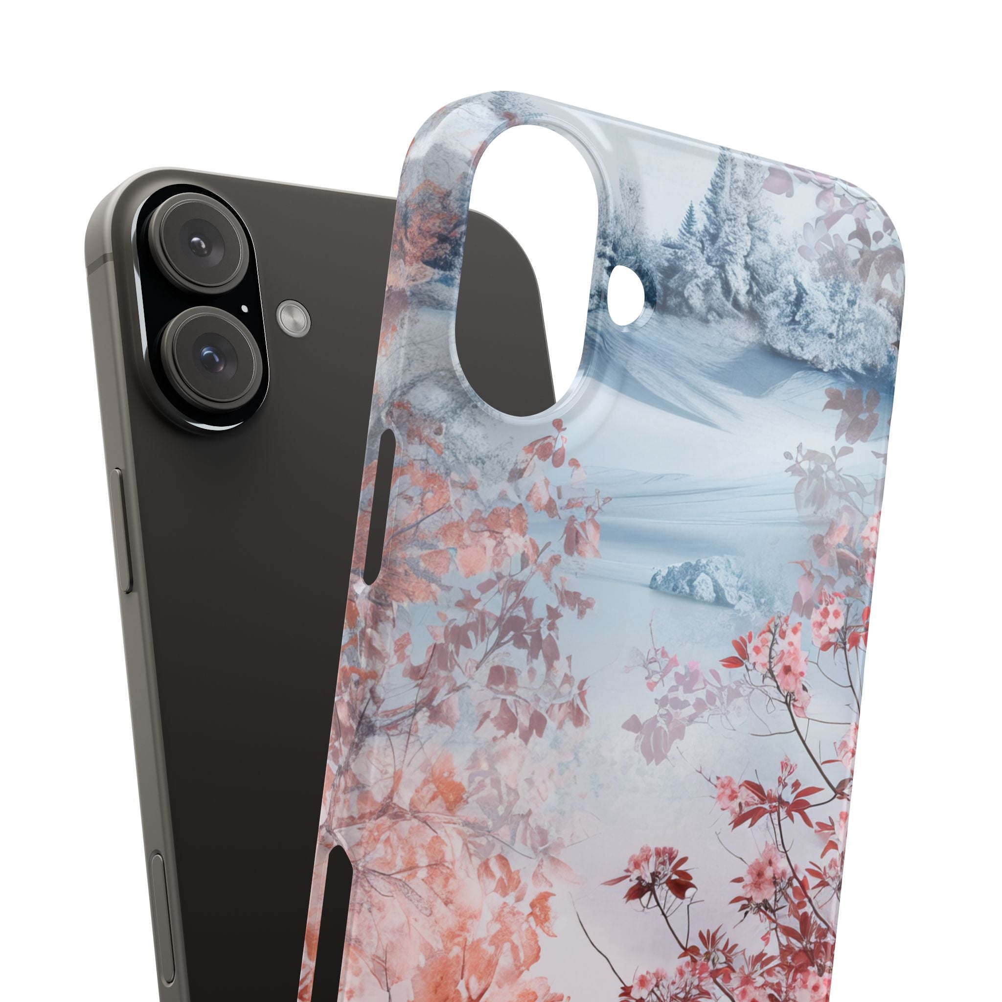 Floral Serenity Case - Slim iPhone 16 Phone Case