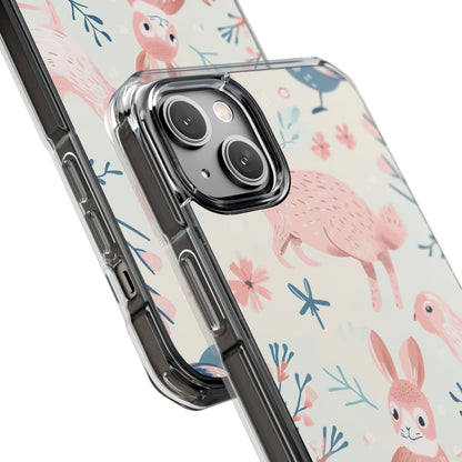 Pastel Whimsical Nature - Clear Impact iPhone 14 Phone Case