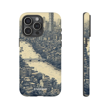 Nostalgic Metropolis | Protective Phone Case for iPhone