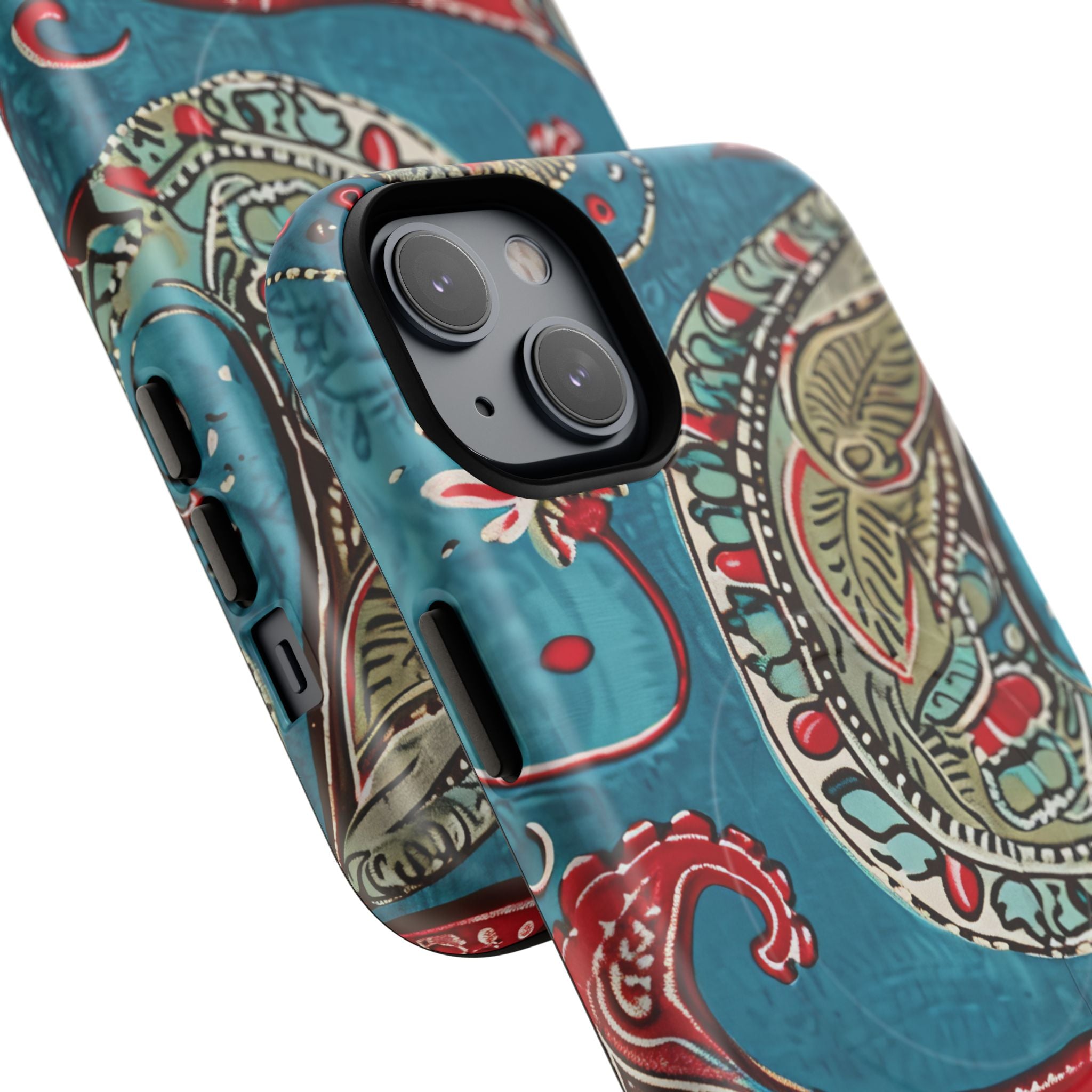 Vintage Paisley Elegance iPhone 14 | Tough+ Phone Case