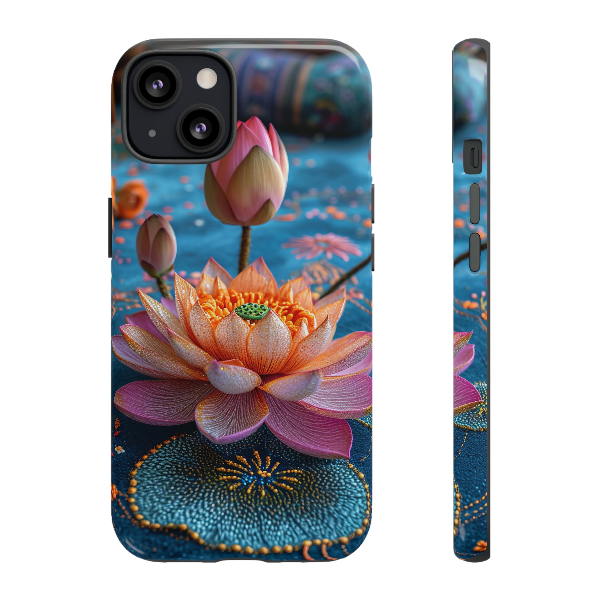 Water Rose Mandala Bliss - Protective Phone Case