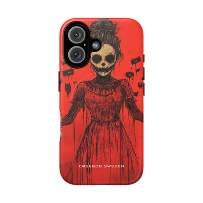 Haunting Scarlet Descent iPhone 16 | Tough+ Phone Case