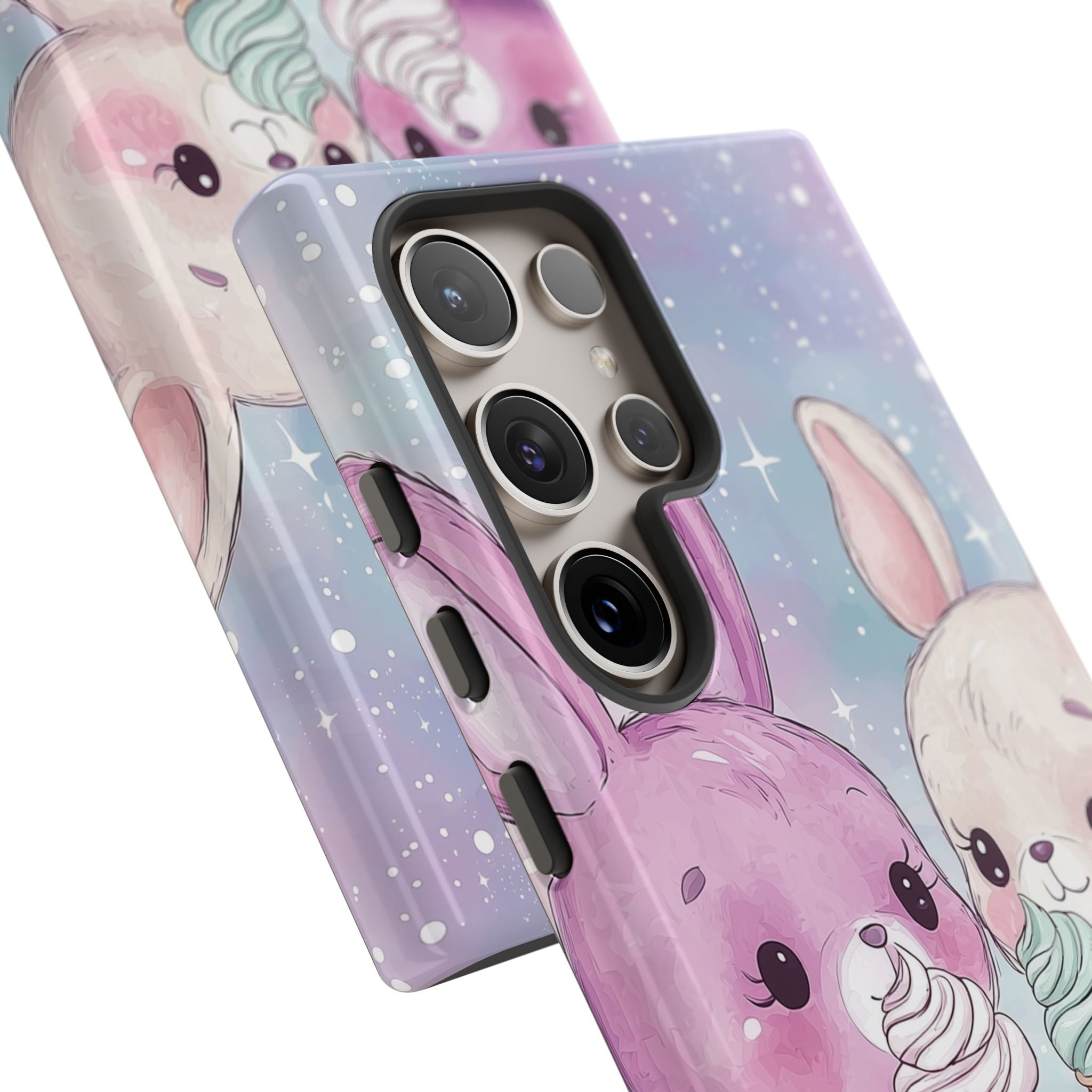 Rabbits Enjoy Ice Cream - Samsung Case