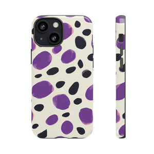 Purple Dot Matrix Case - Protective Phone Case