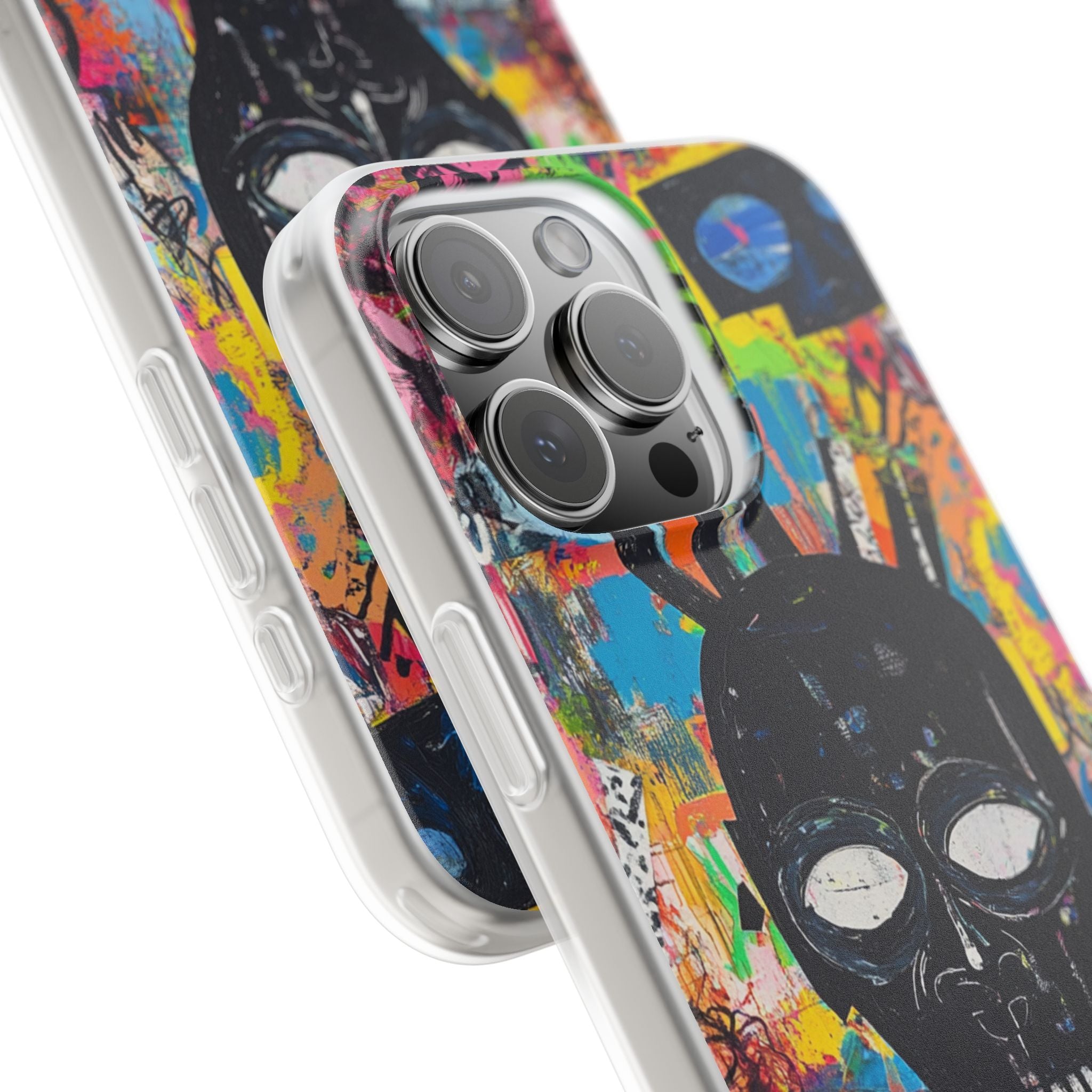 Skull Vortex iPhone 16 Pro Max Case - Soft