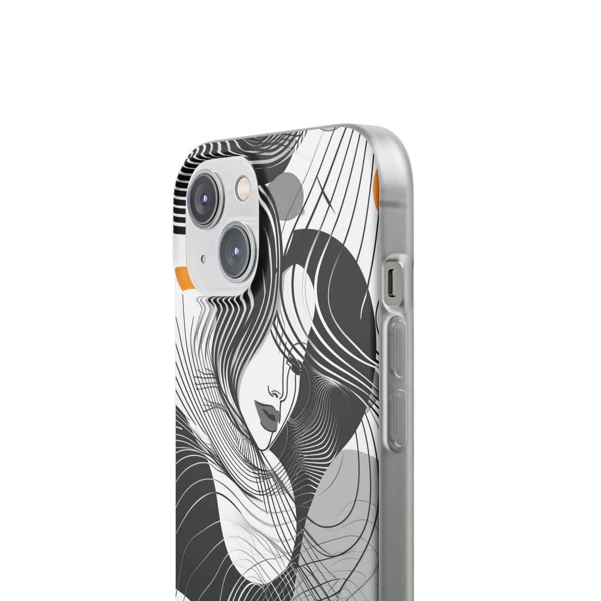 Fluid Noir Rhythm | Flexible Phone Case for iPhone