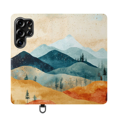Blue Ridge Moon - Samsung S25 Ultra Case - Wallet