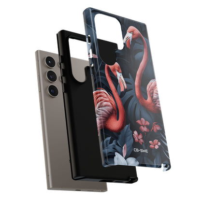 Flamingos Embrace Nature - Samsung Case