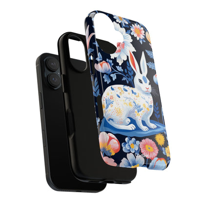 Floral Rabbit Dances - iPhone Case