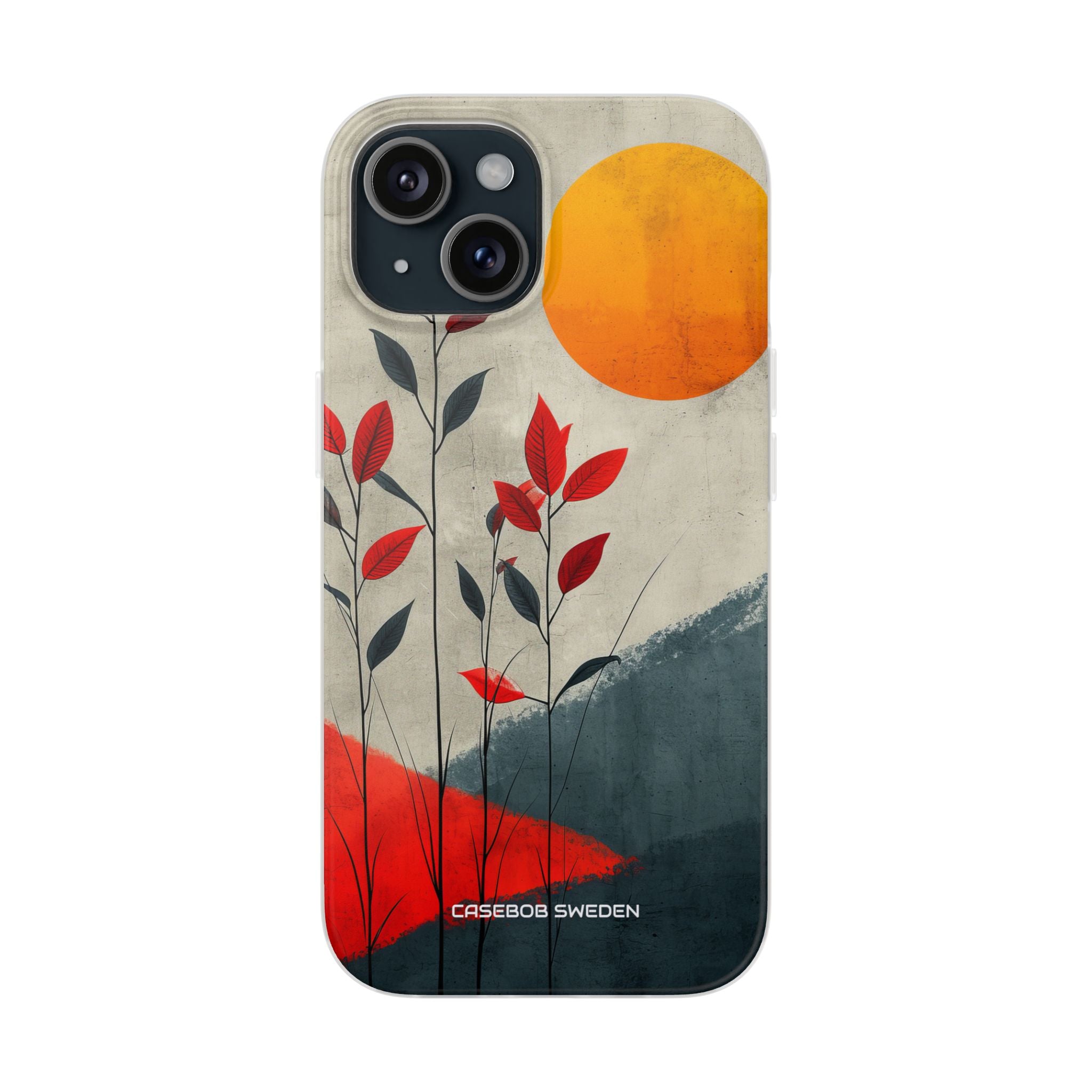 Gray Sunscape - Flexi iPhone 15 Phone Case