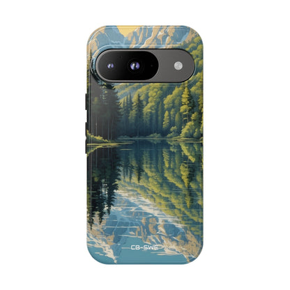 Mountain Peaks Reflect - Google Pixel Case