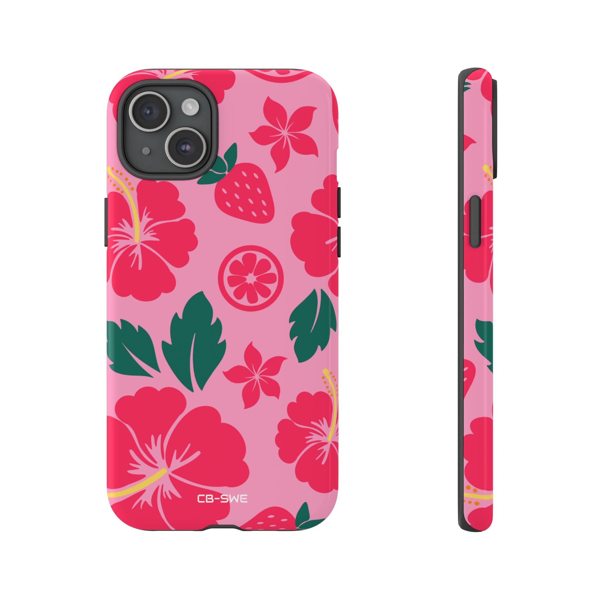 Tropical Hibiscus Harmony - iPhone Case
