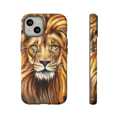 Lion head Digital Painting - Protective Phone Case