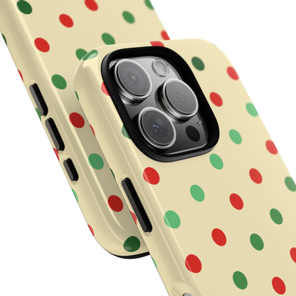 Colorful Dots Dance - iPhone Case