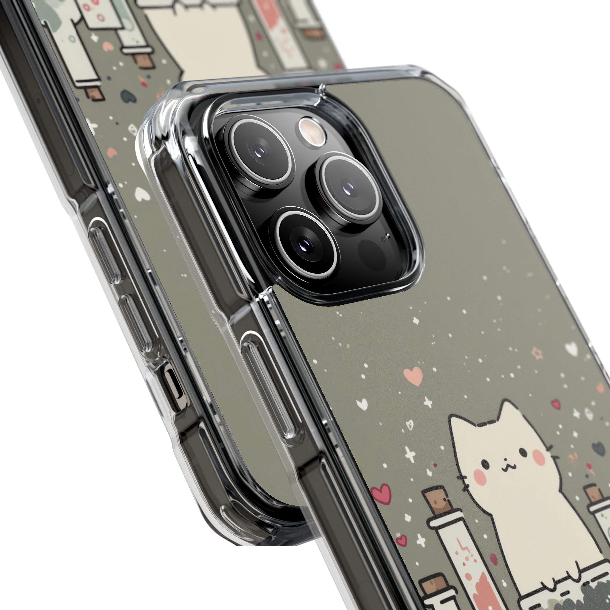 Cat Explores Potions iPhone Case - Impact