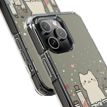 Cat Explores Potions iPhone Case - Impact
