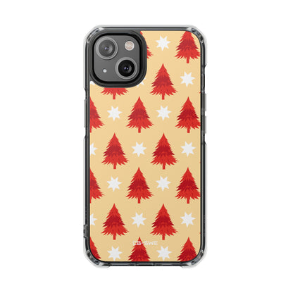 Red Trees Shine iPhone Case - Impact
