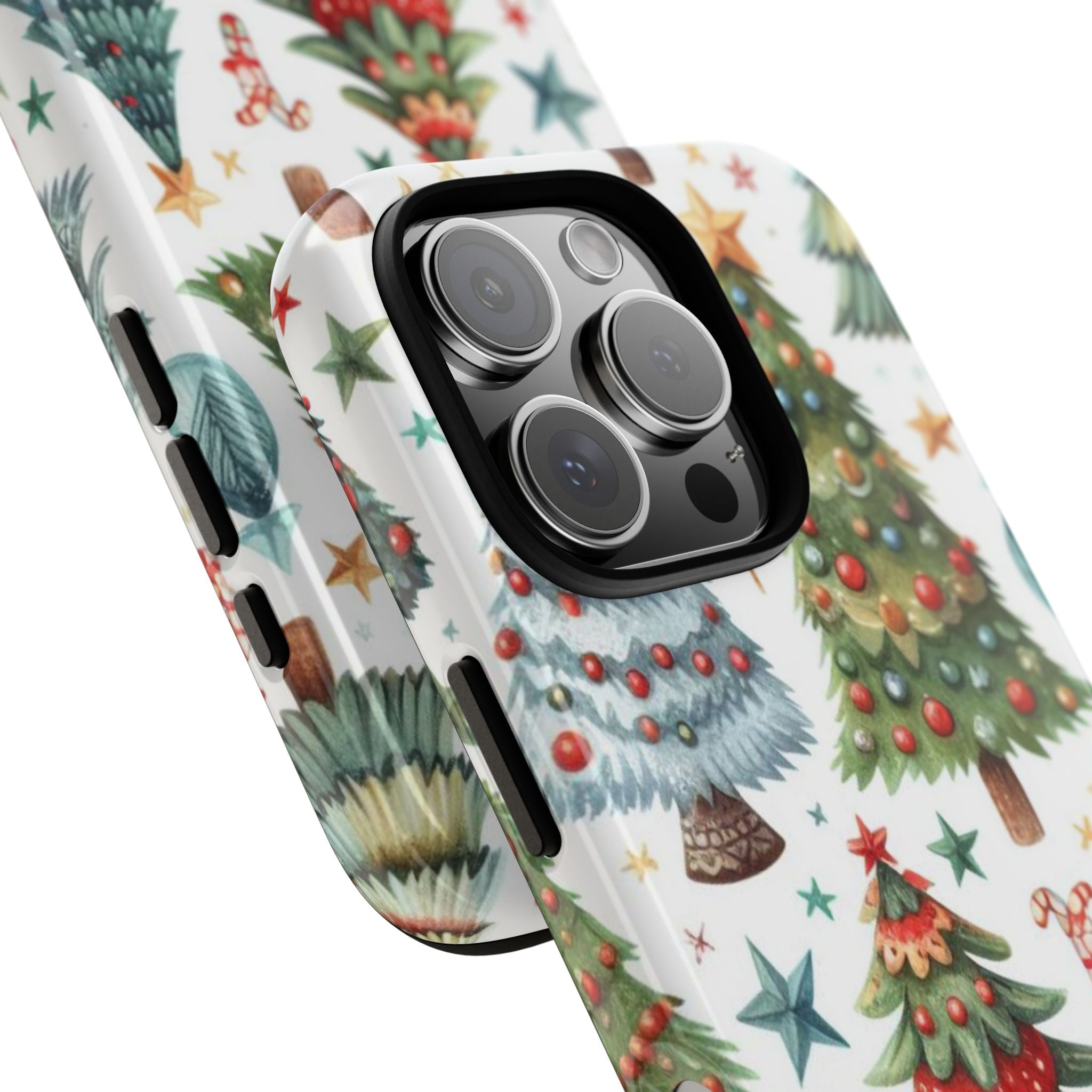 Whimsical Trees Sparkle - iPhone Case