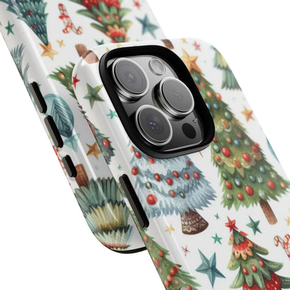 Whimsical Trees Sparkle - iPhone Case