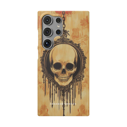 Gothic Skull Elegance Samsung S24 - Slim Phone Case