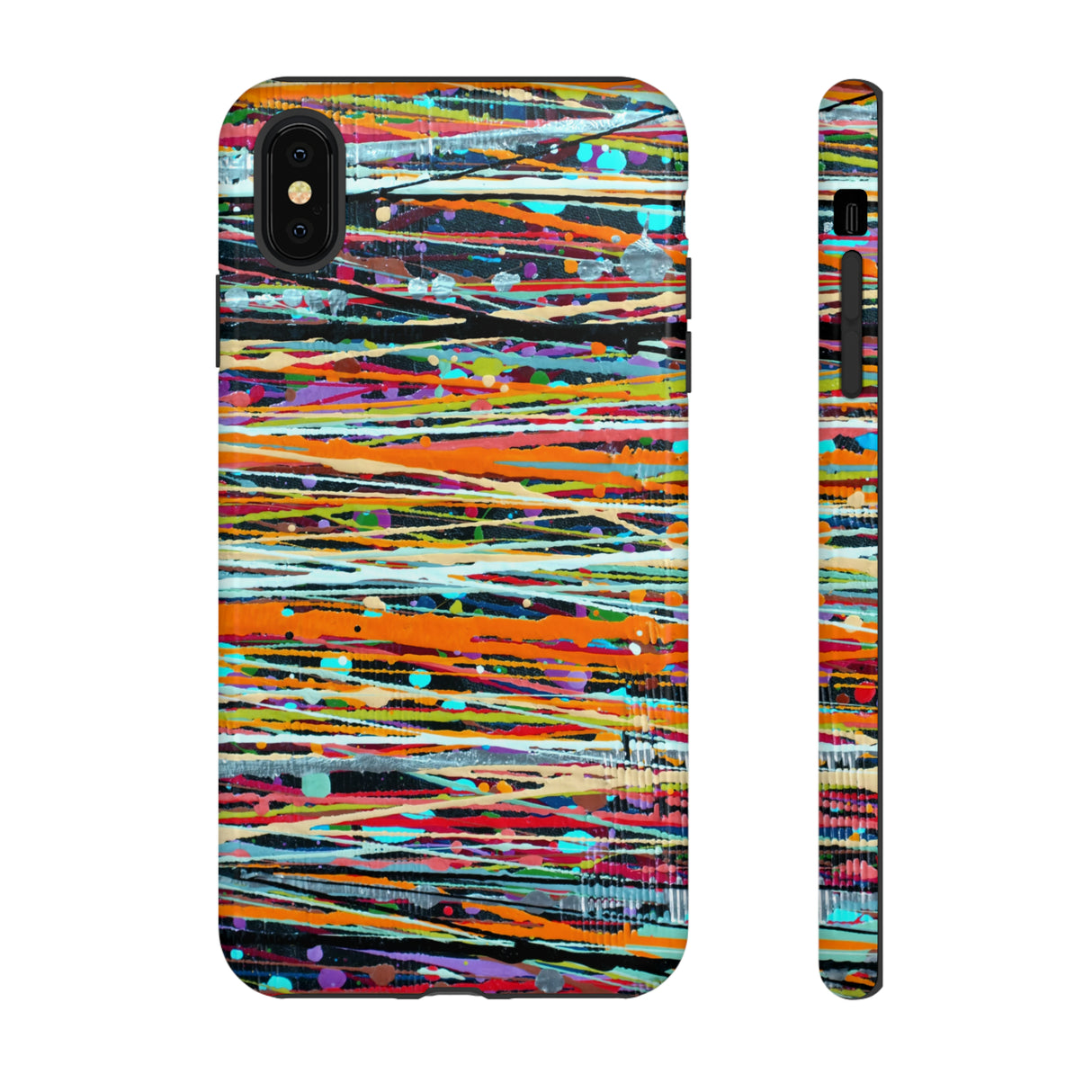 Oil painting - Stripe - Protective Phone Case